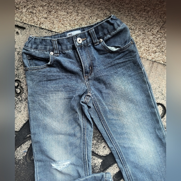 Epic Threads Toddler Boys Denim Straight Leg Jeans Distressed Size 4T - Picture 2 of 5